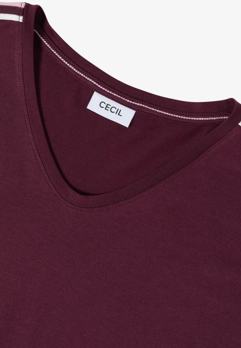Shirt met korte mouwen en banddetail