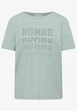 Shirt met korte mouwen in burnout-look