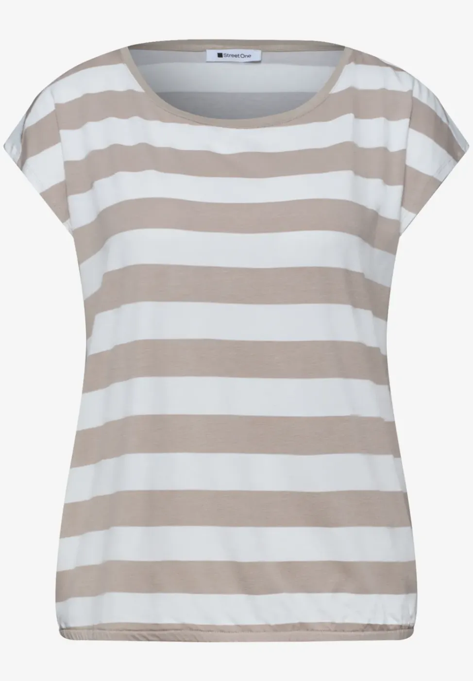 Shirt met korte mouwen, ronde hals en print