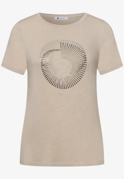 Shirt met korte mouwen, ronde hals en print