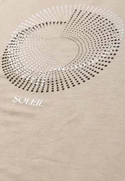 Shirt met korte mouwen, ronde hals en print