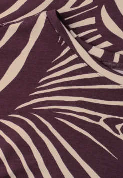 Shirt met korte mouwen, ronde hals en print