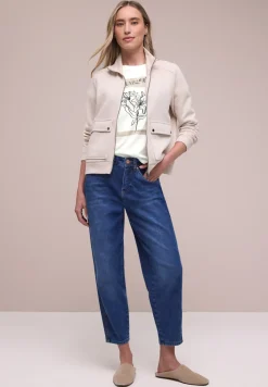Shirt met korte mouwen, ronde hals en print