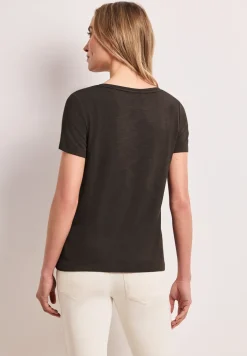 Shirt met korte mouwen, ronde hals en print