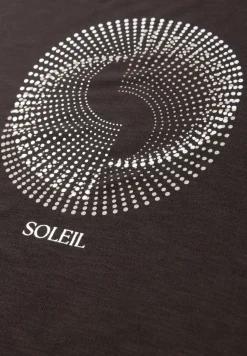 Shirt met korte mouwen, ronde hals en print