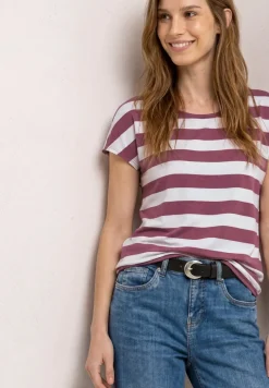 Shirt met korte mouwen, ronde hals en print