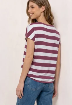 Shirt met korte mouwen, ronde hals en print