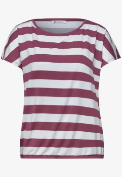 Shirt met korte mouwen, ronde hals en print