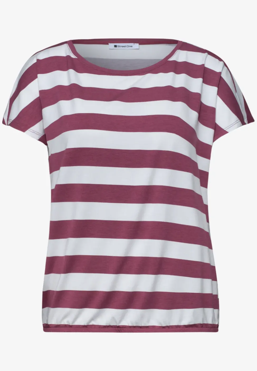 Shirt met korte mouwen, ronde hals en print