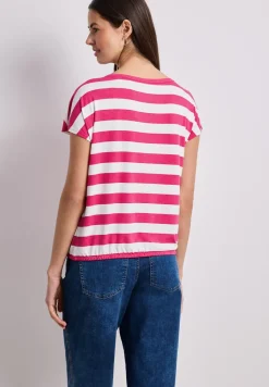 Shirt met korte mouwen, ronde hals en print