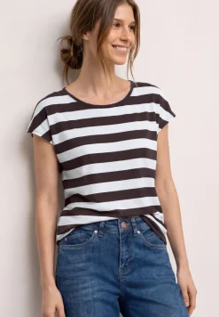 Shirt met korte mouwen, ronde hals en print