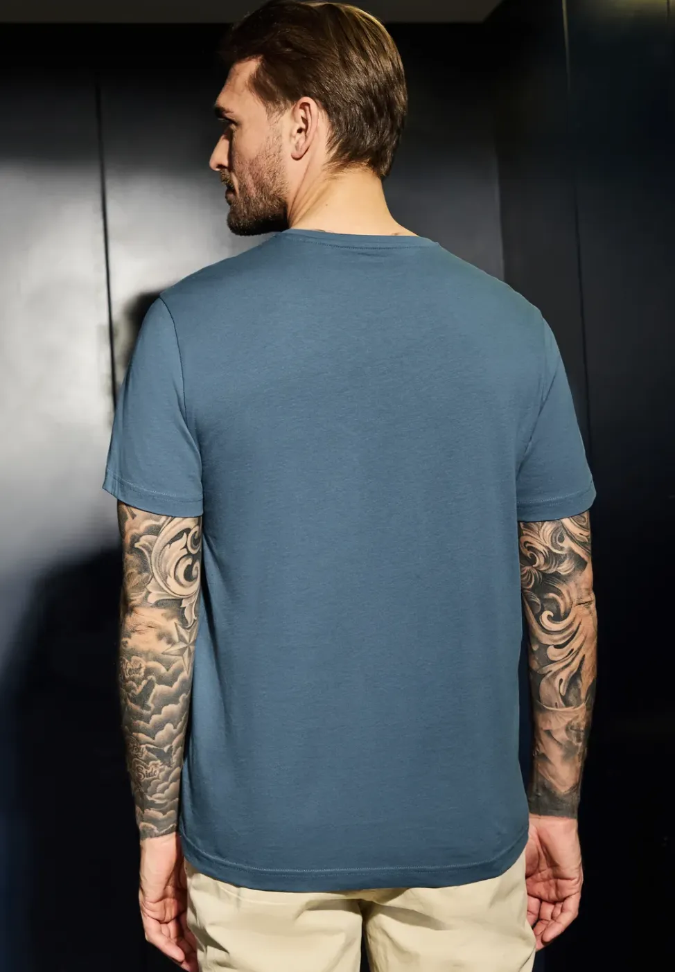 Shirt met krabbenprint