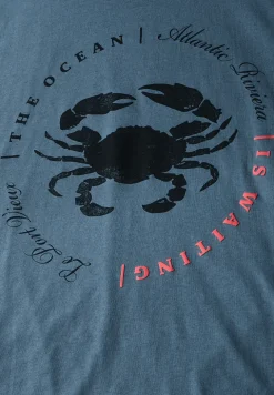 Shirt met krabbenprint
