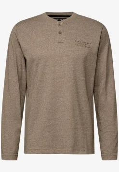 Shirt met lange mouwen en borduursel
