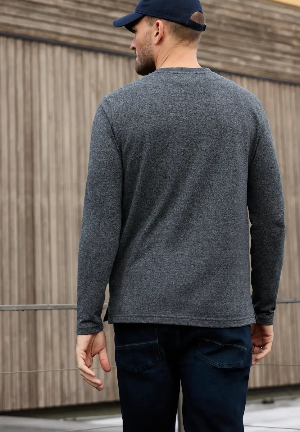 Shirt met lange mouwen en borduursel