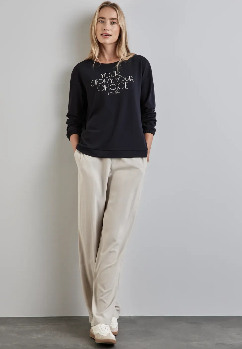 Shirt met lange mouwen en print