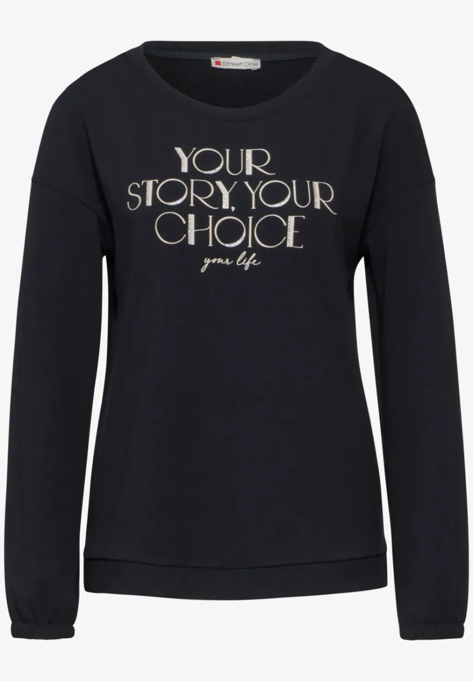 Shirt met lange mouwen en print