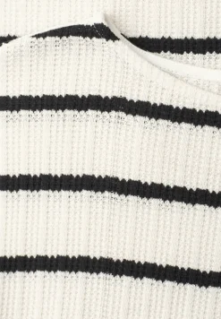Shirt met lange mouwen in gebreide look