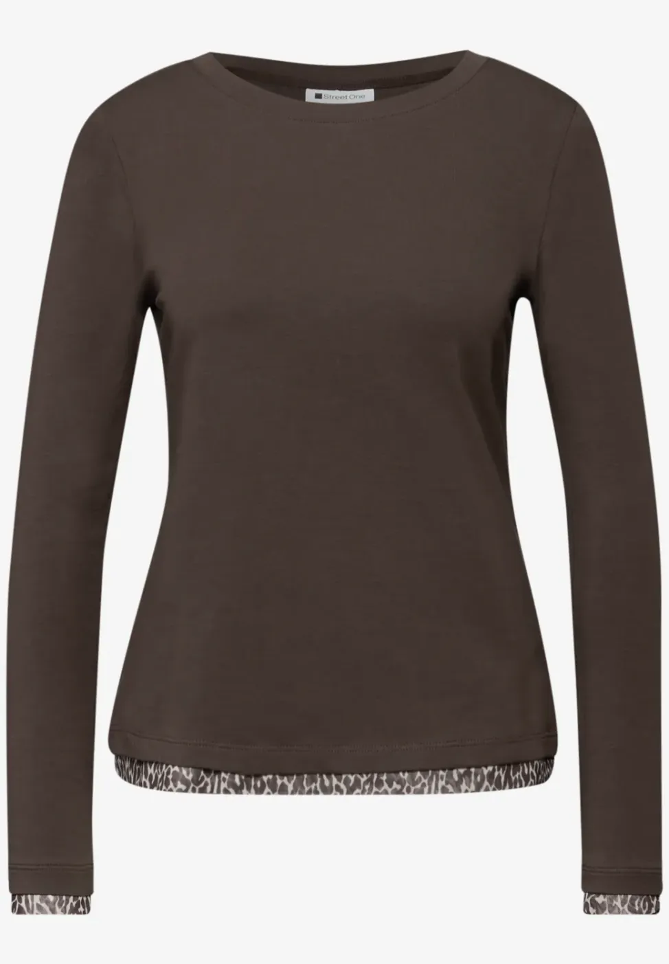 Shirt met leo details