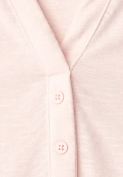 Shirt met losse schouders en gespleten hals