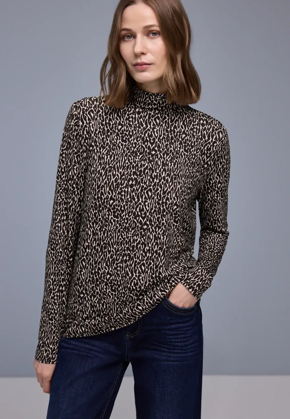 Shirt met luipaardprint
