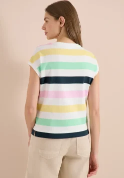 Shirt met meerkleurige strepen