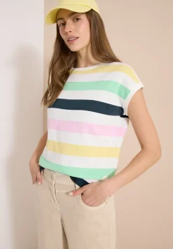 Shirt met meerkleurige strepen