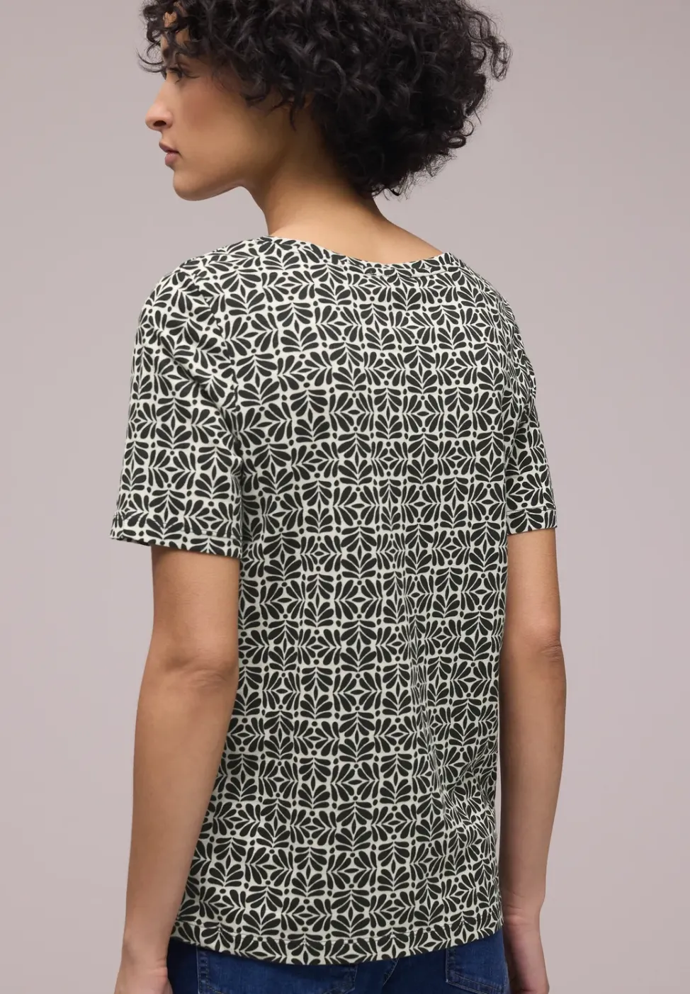 Shirt met minimale print