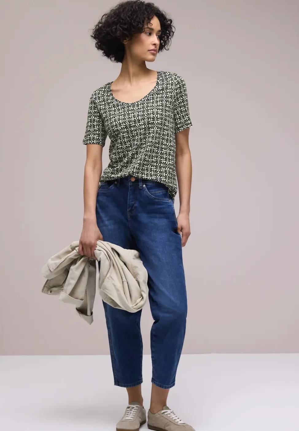 Shirt met minimale print
