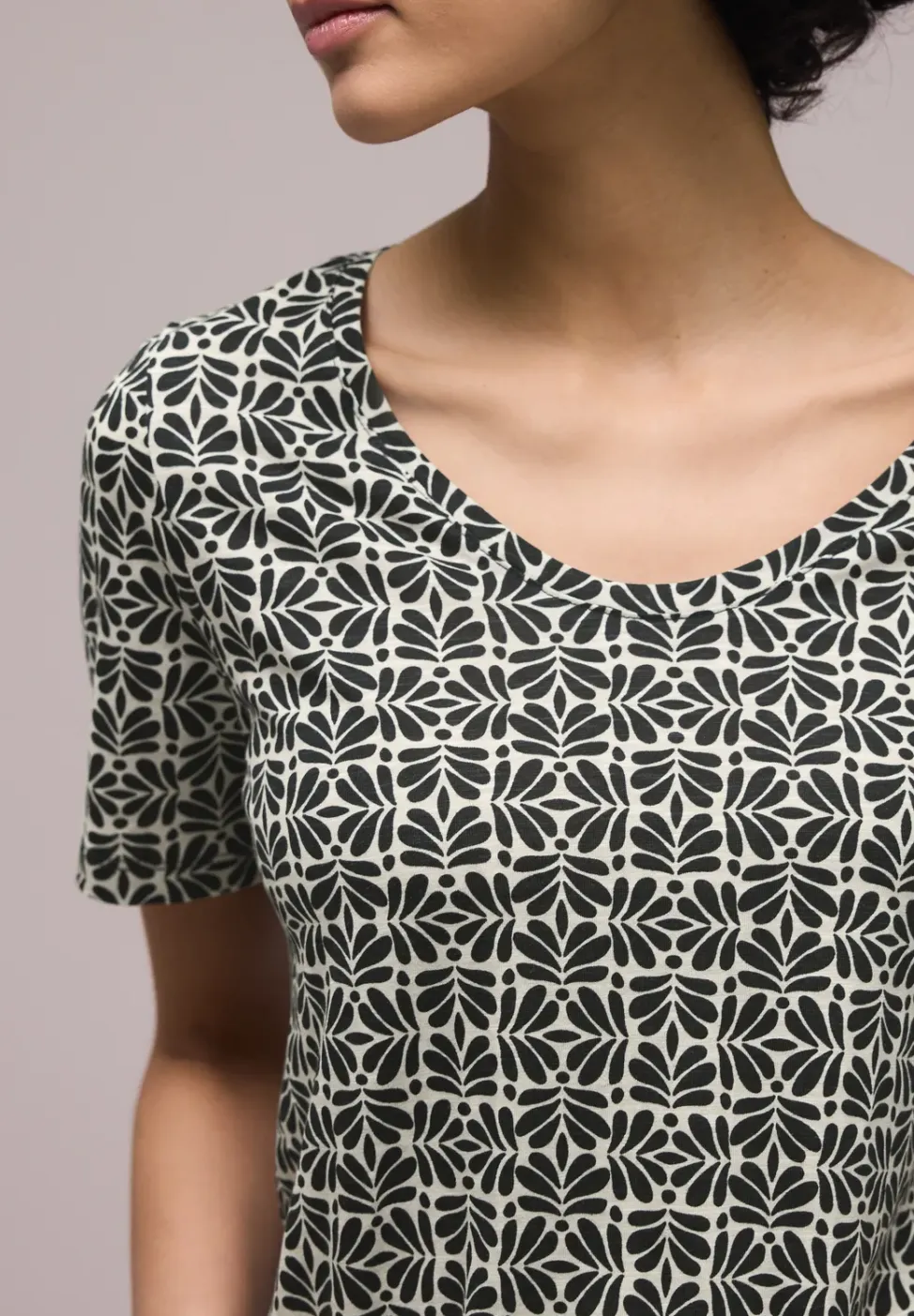 Shirt met minimale print