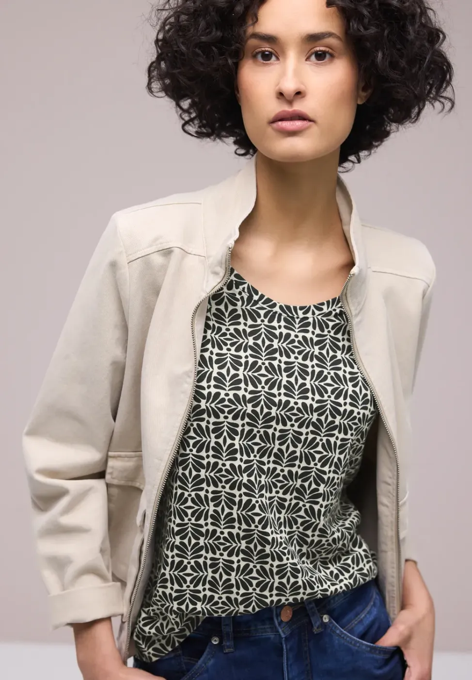 Shirt met minimale print