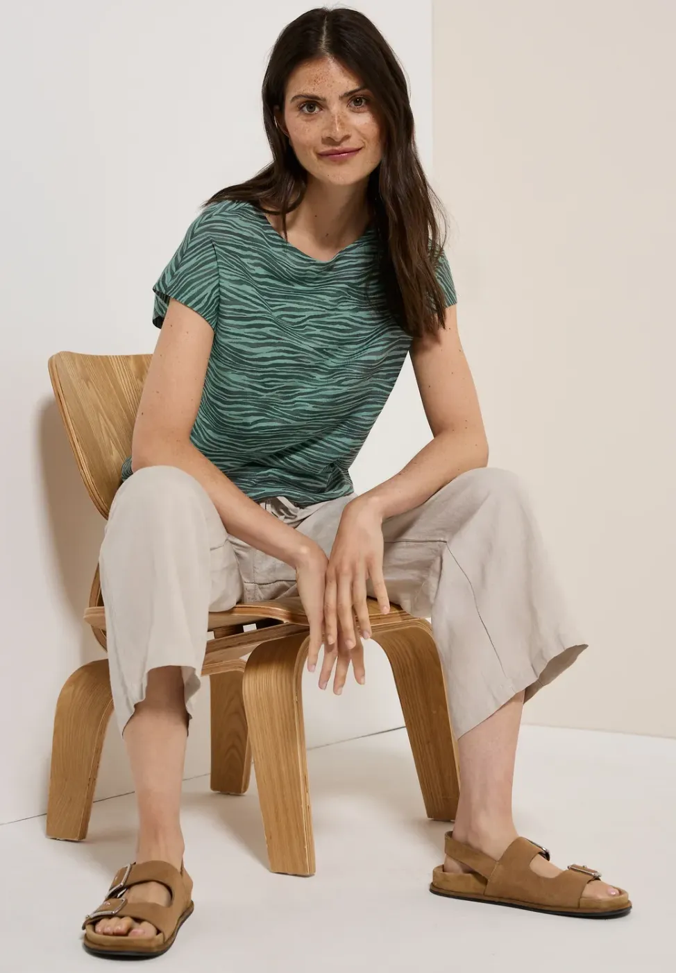 Shirt met minimale print