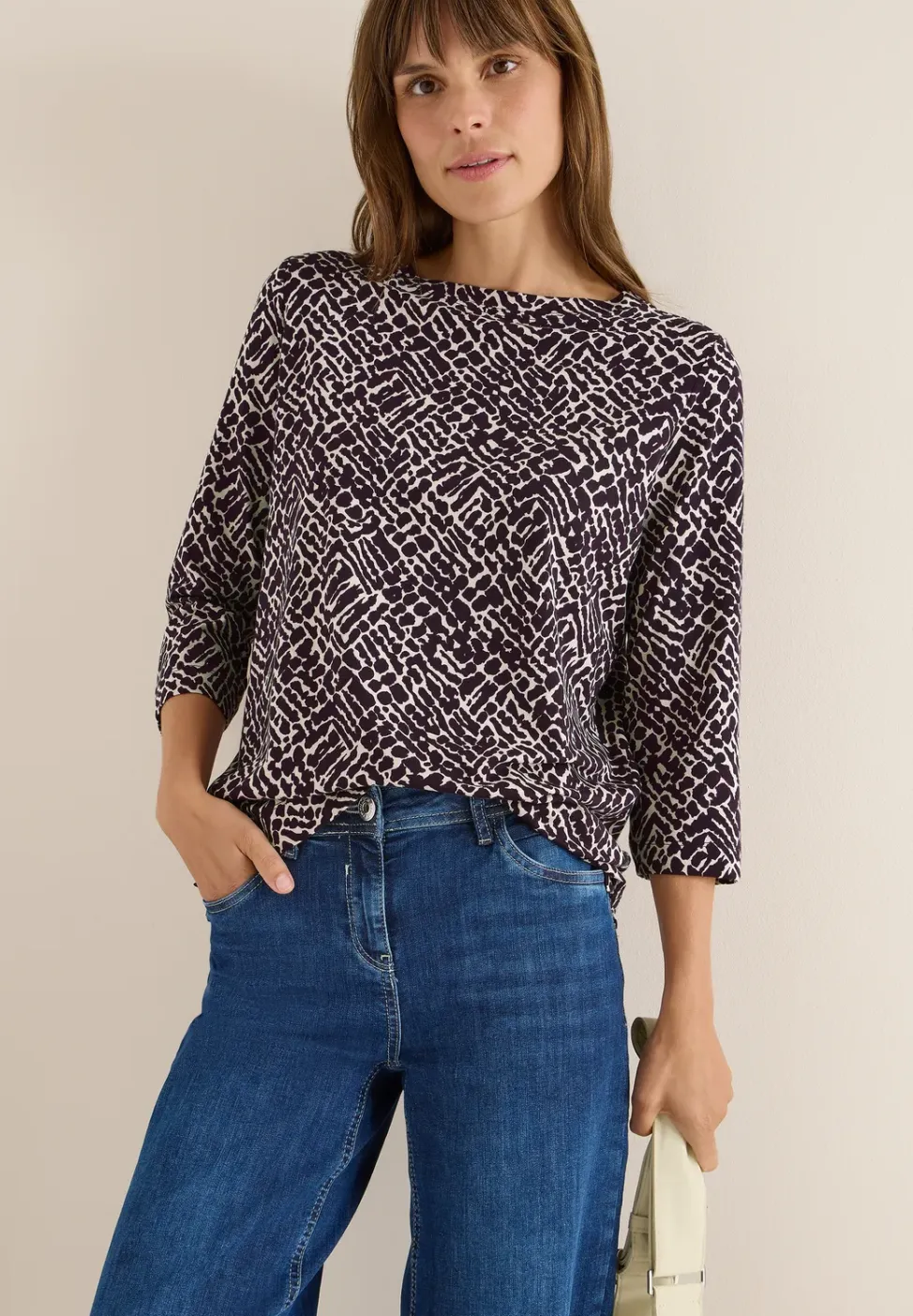Shirt met minimale print