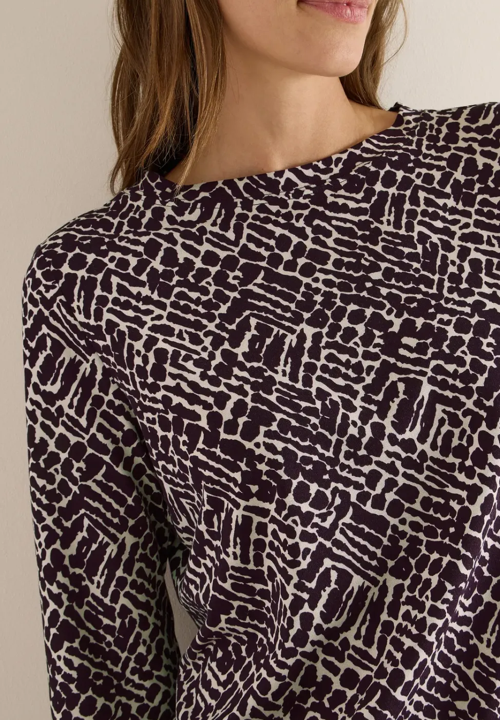 Shirt met minimale print