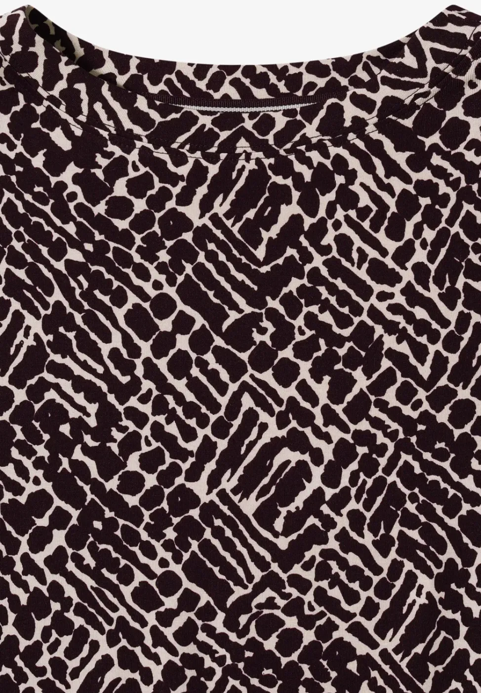 Shirt met minimale print