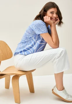Shirt met mixprint