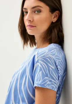 Shirt met mixprint