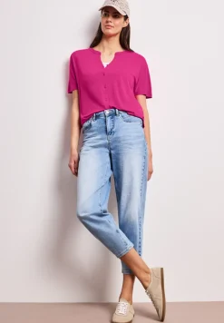 Shirt met overhangende schouders in tuniekstijl