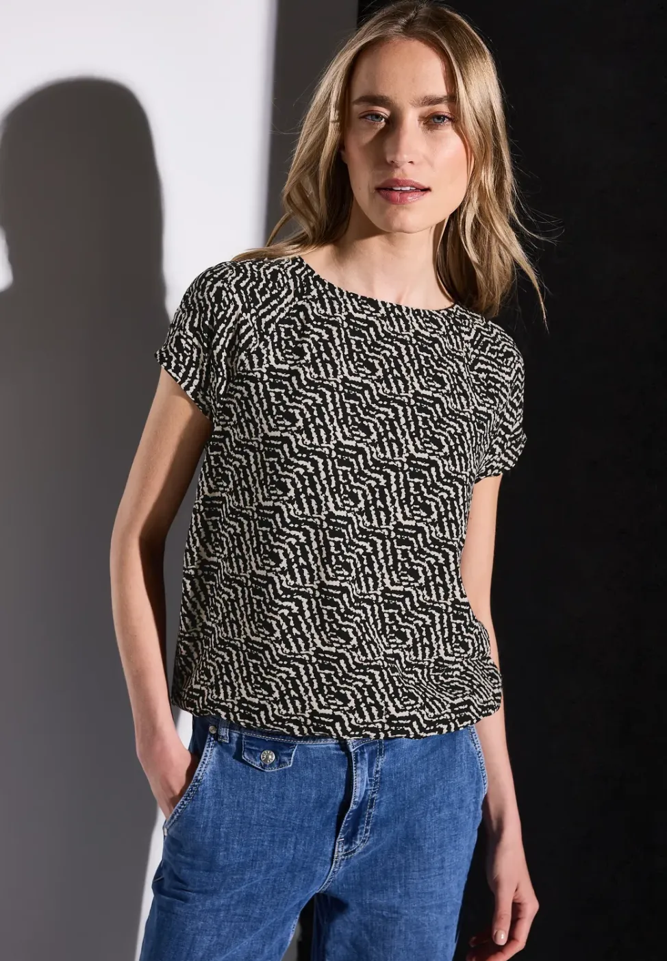 Shirt met patroon