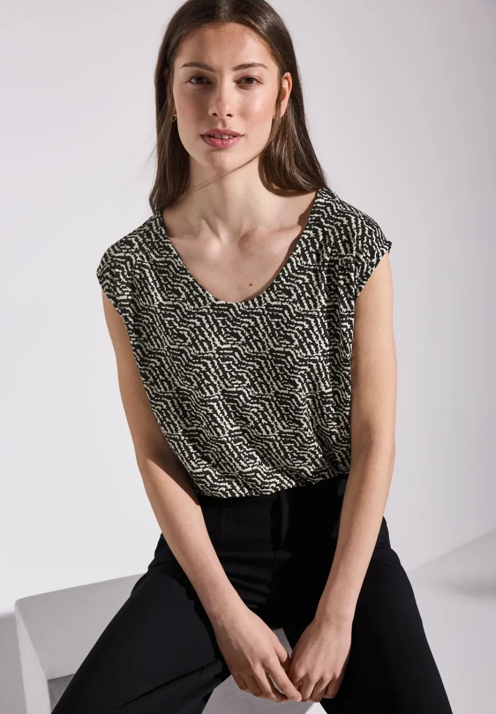 Shirt met patroon