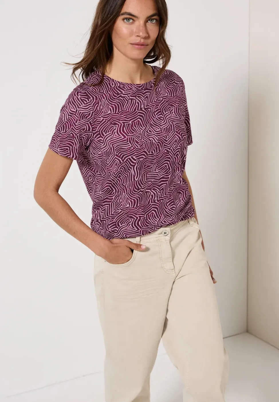 Shirt met patroon