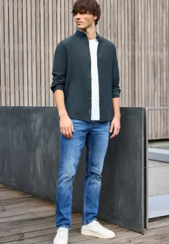 Shirt met piquéstructuur