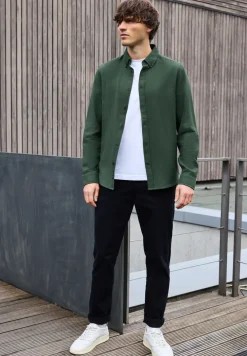 Shirt met piquéstructuur