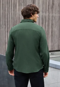 Shirt met piquéstructuur