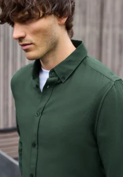 Shirt met piquéstructuur