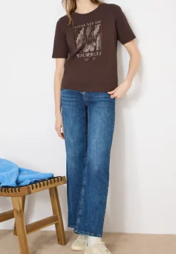Shirt met print aan de voorkant