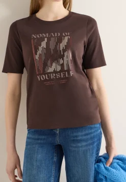 Shirt met print aan de voorkant
