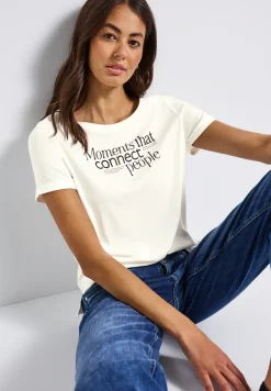 Shirt met print aan de voorkant