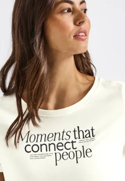 Shirt met print aan de voorkant