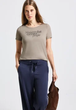 Shirt met print aan de voorkant